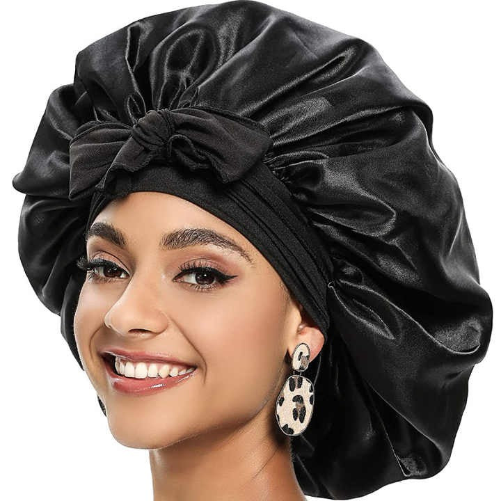 Bonnet de Nuit en Satin pour Femmes