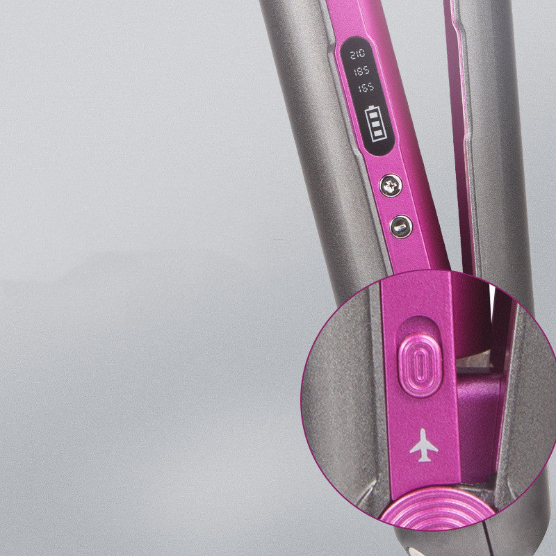 Lisseur Cheveux 2 en 1 Sans Fil