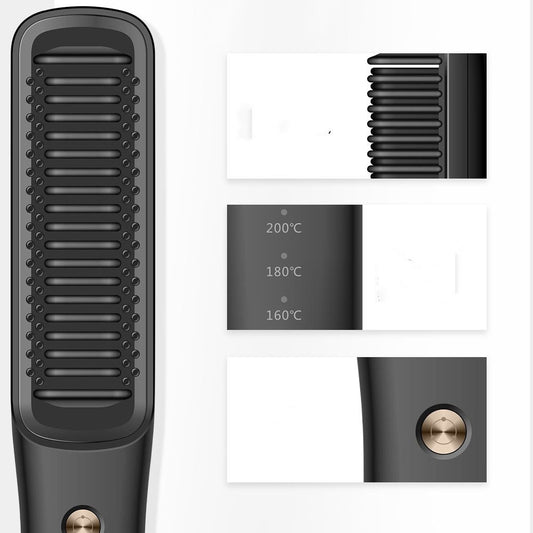 Brosse Lissante Sans Fil Rechargeable